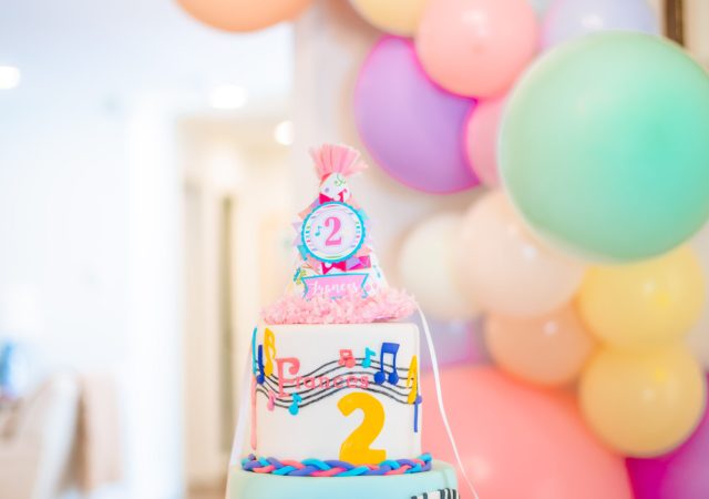 music themed cake