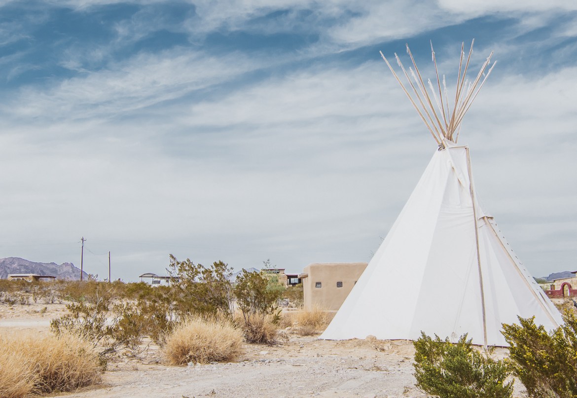 where to stay terlingua teepee